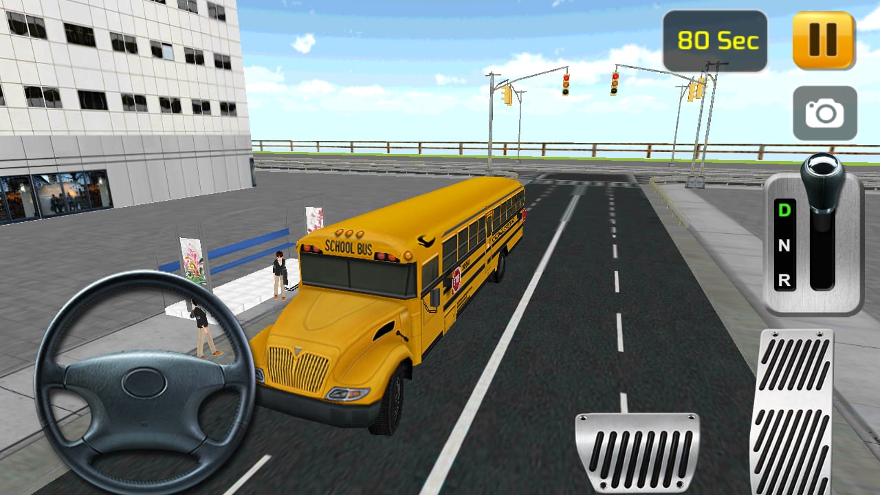 school bus driving simul...截图3