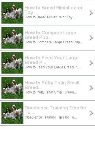 Breed Puppies Tips截图1