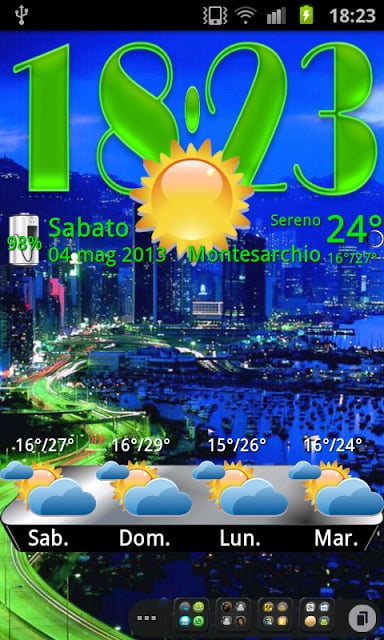 Icone theme Weather,PR.CLK wea截图1