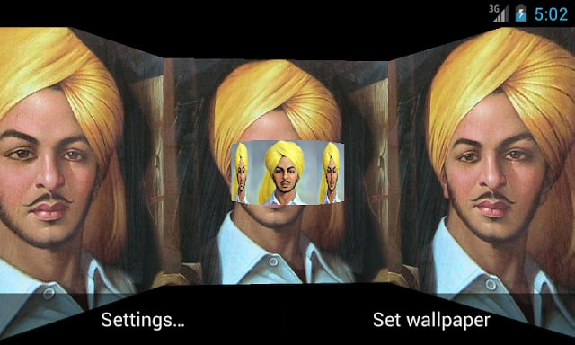 Bhagat Singh 3D Live Wallpaper截图2