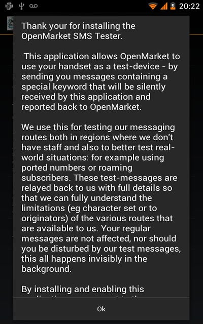 OpenMarket SMS Tester截图1