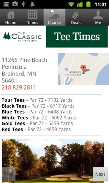 The Classic Golf Tee Times截图1