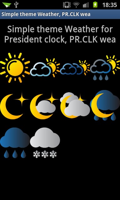 Simple themeWeather,PR.CLK wea截图1