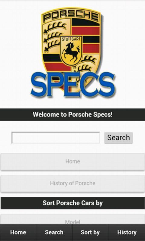 Porsche Specs截图1