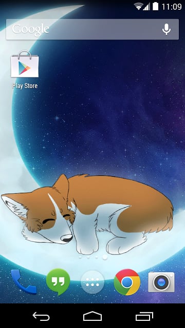 Sleeping corgi Live wallpaper截图1