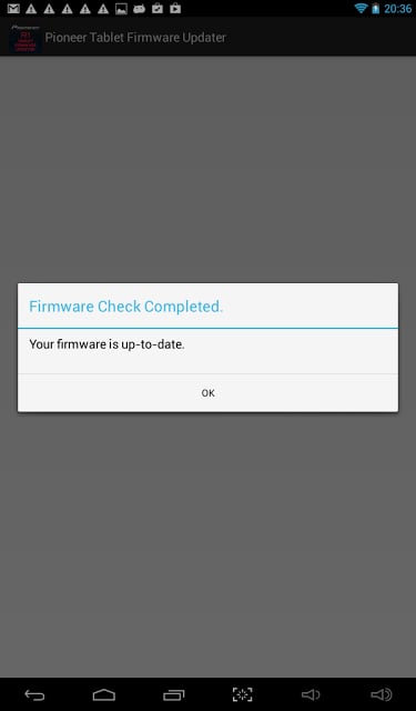 Pioneer Tablet Firmware Update截图1