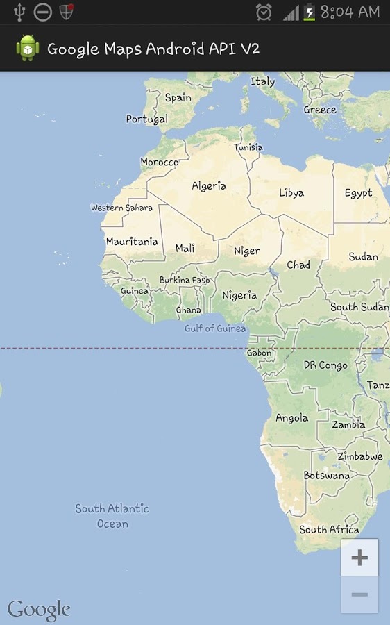 Google Maps Android API V2截图1