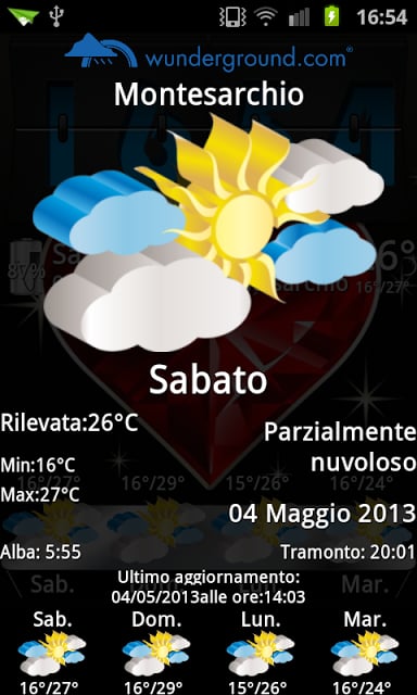 3D theme Weather, PR.CLK wea截图2