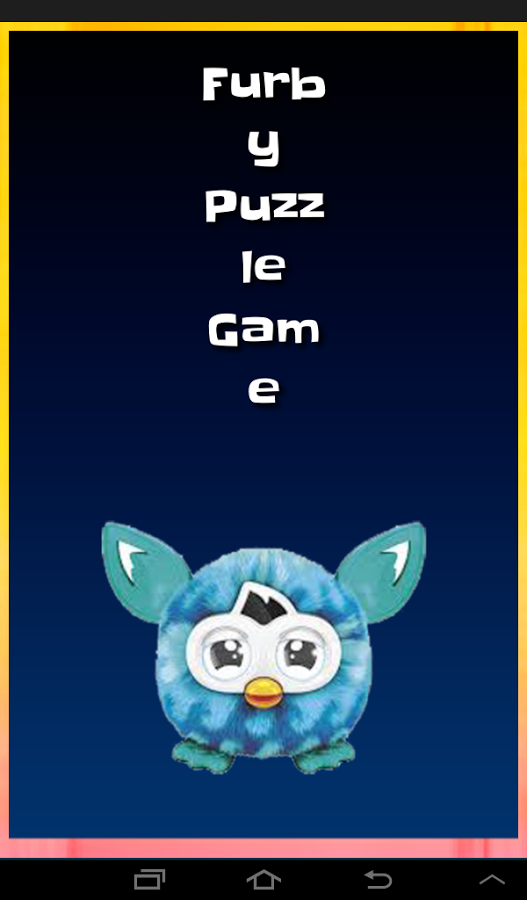 Furby Puzzle Game截图1