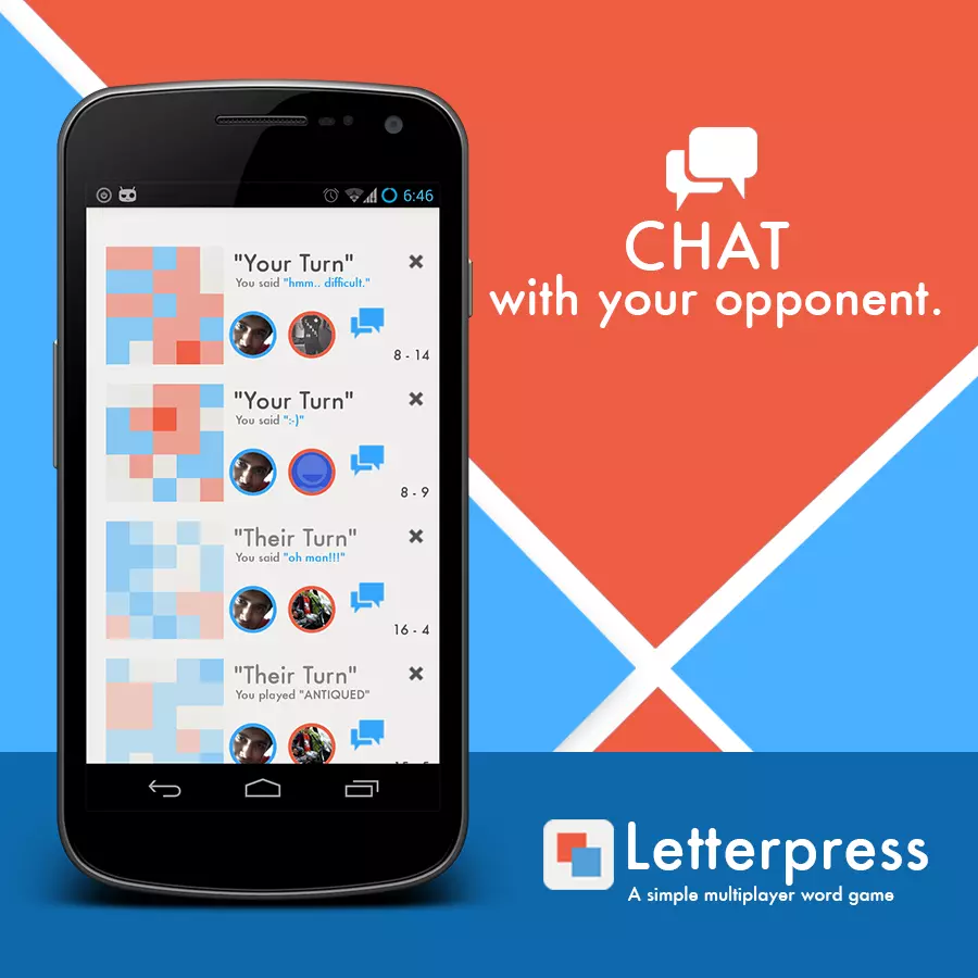 Letterpress - simple word game截图8