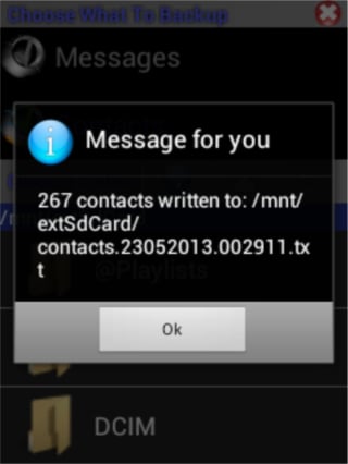 Backup Contacts and Messages截图1