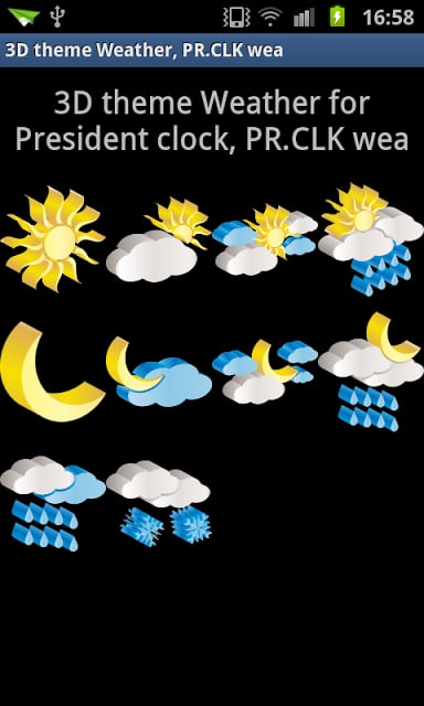 3D theme Weather, PR.CLK wea截图3