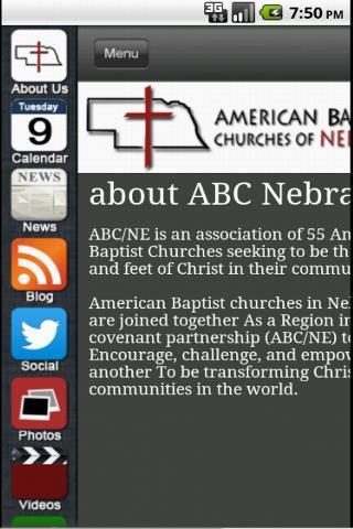 American Baptist Churches of Nebraska截图1