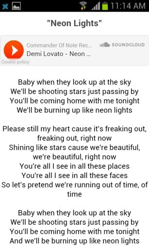 Demi Lovato Lyrics截图4