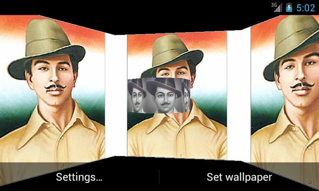 Bhagat Singh 3D Live Wallpaper截图1