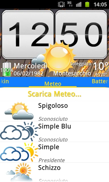 Spigoloso theme, PR.CLK wea截图3