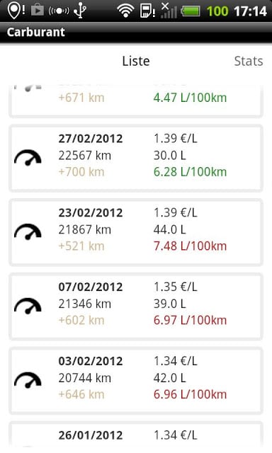 Suivi Carburant截图1