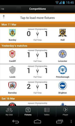 Football League Clubs' App截图5