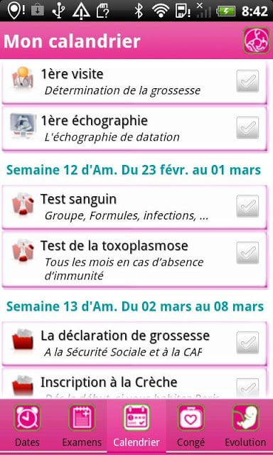 iGrossesse Autour de b&eacute;b&eacute;截图5