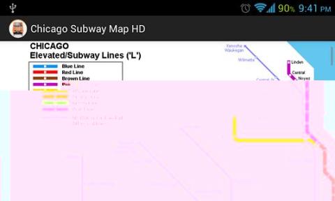 Chicago Subway Map HD截图1