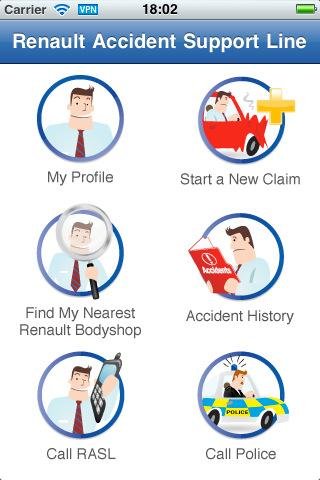 Renault Accident Support Line截图4