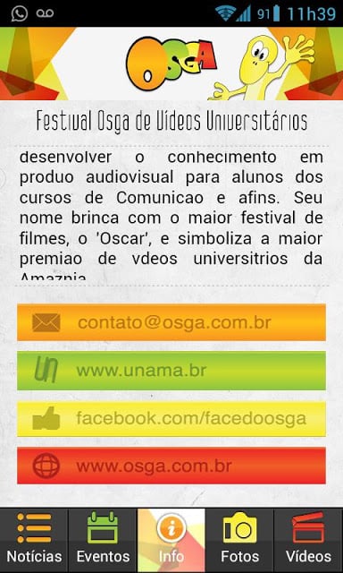 Festival OSGA Bel&eacute;m截图4