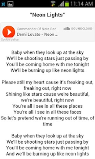 Demi Lovato Lyrics截图2