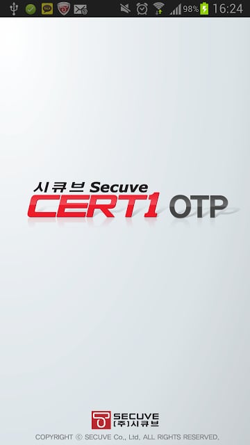 Secuve CERT1 OTP截图1