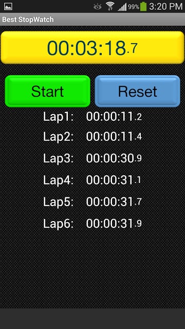 Best StopWatch and Lap Timer截图4