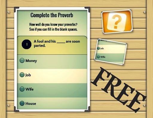 Complete the Proverb Quiz截图1