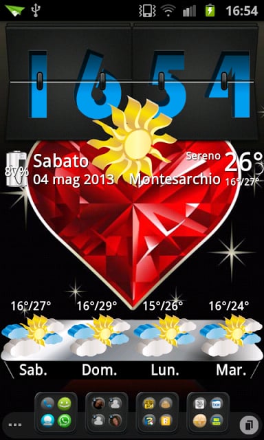 3D theme Weather, PR.CLK wea截图6