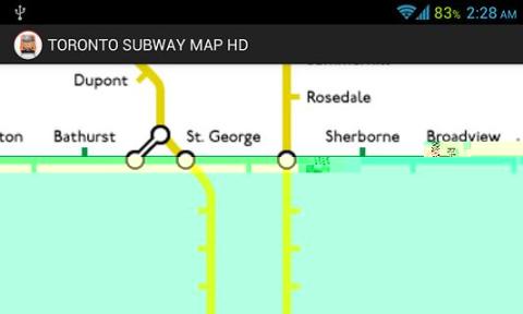 TORONTO SUBWAY MAP HD截图2