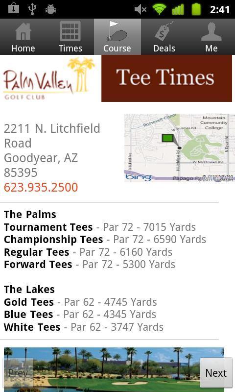 Palm Valley Tee Times截图3