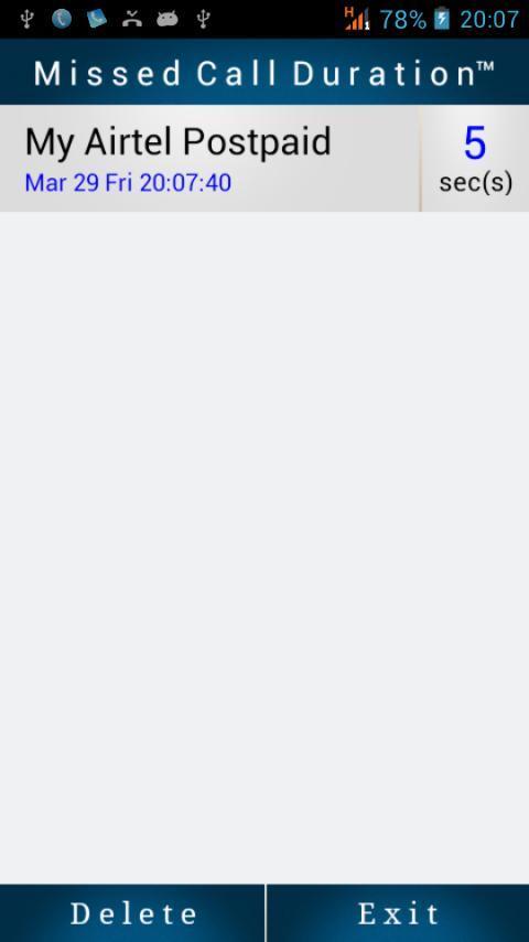 Miss Call Duration截图2