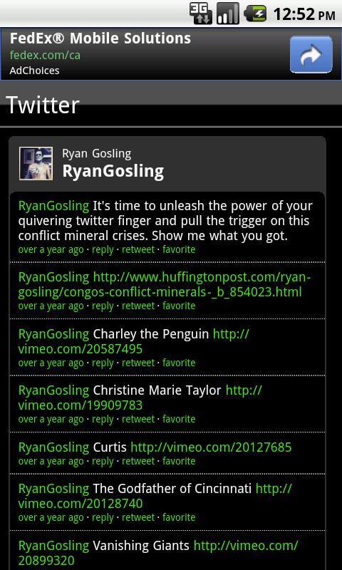 Ryan Gosling Fans App截图4