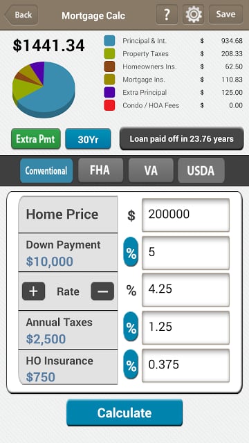 LenderApp Mortgage Calculator截图6