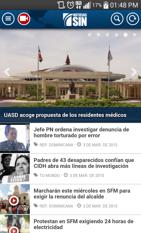 Noticias SIN截图1