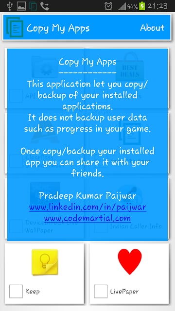 App Saver - APK backup tool截图1