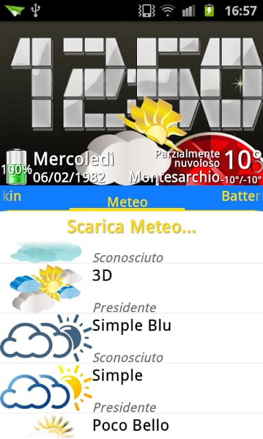 3D theme Weather, PR.CLK wea截图1