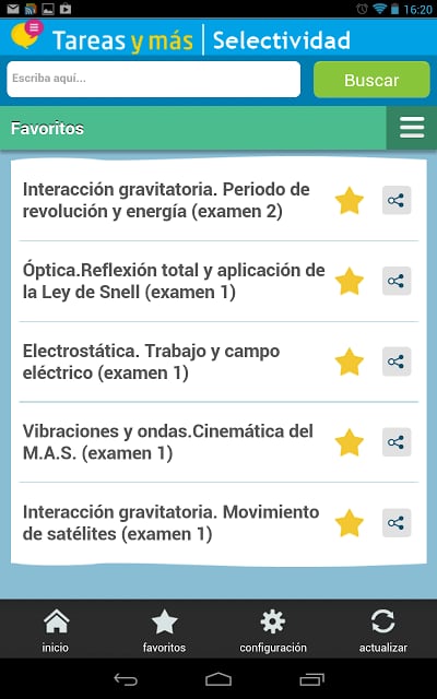 Tareas y m&aacute;s. Selectividad截图4