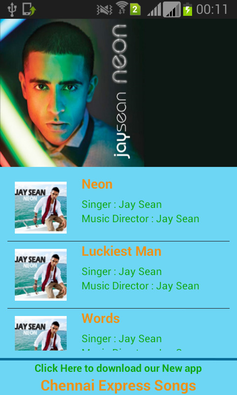 Neon - Jay Sean Songs截图3