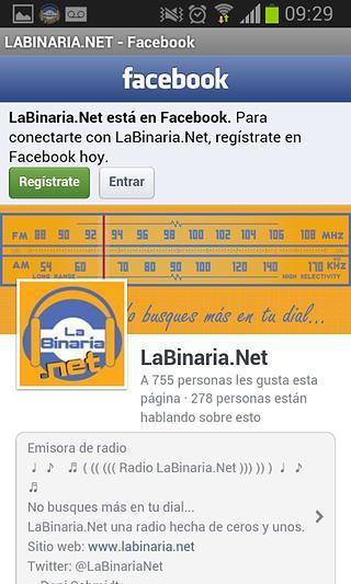 Radio La Binaria .net截图2