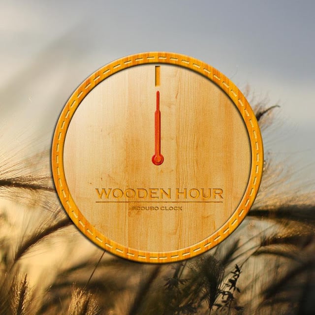 Wooden hour - Scoubo clock截图1