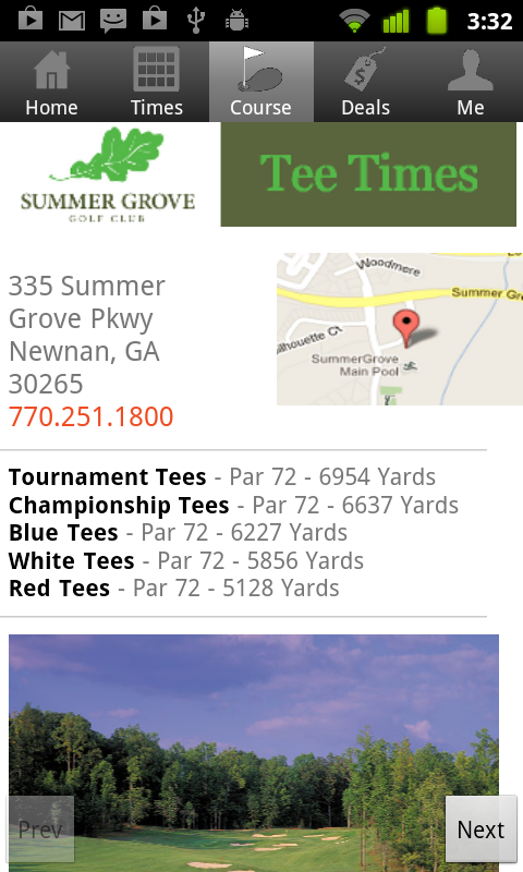 Summer Grove Golf Tee Ti...截图3