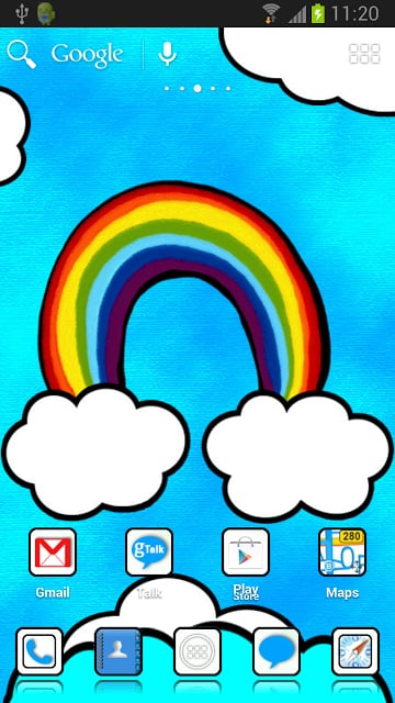 Beautiful Cloud Theme for ADW截图1