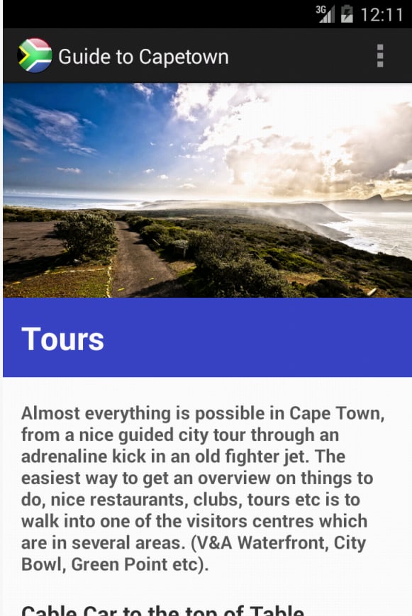 Free quide to Cape Town截图4