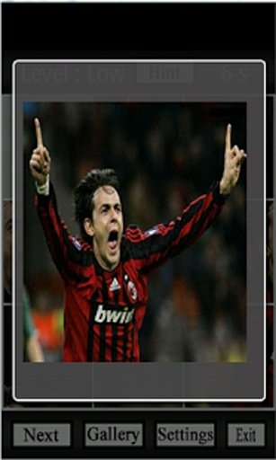 Legenda Milan Wallpaper Puzzle截图1