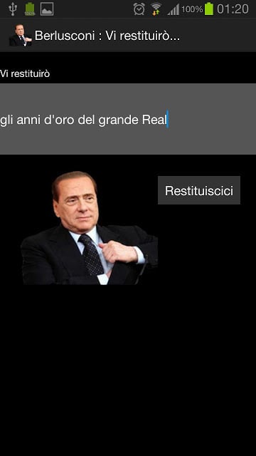 Berlusconi: Vi restituir&ograve; FREE截图2