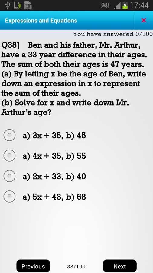 第七数学 - 表达式方程截图4