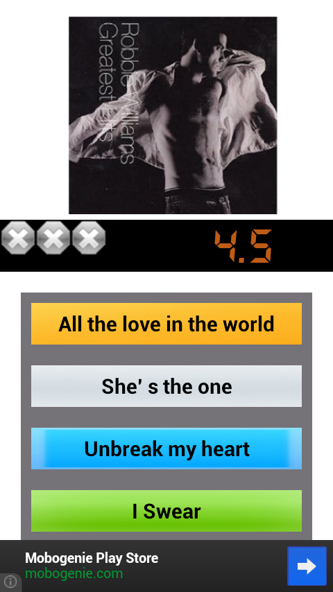 What 's my song? Quiz Game.截图9